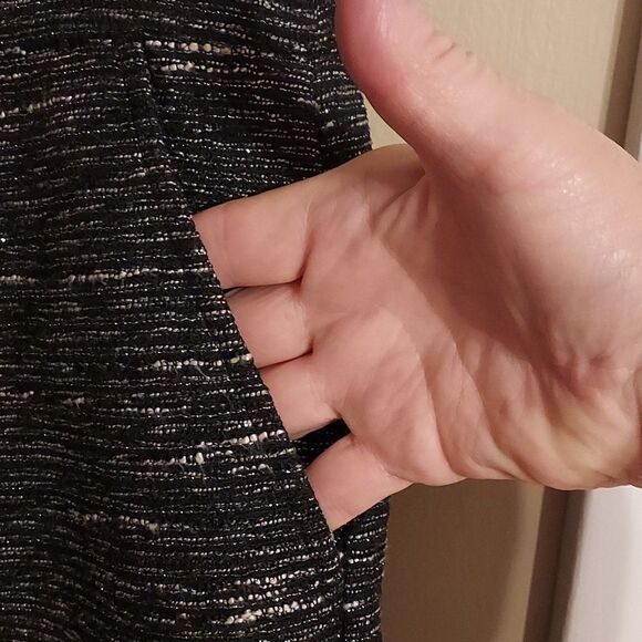 Loft Silver Thread Boucle  Lined Skirt - Picture 6 of 8